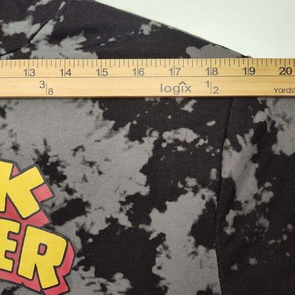 Marvel Black Panther Hoodie Men's Size M Gray/Black Tie Dye Graphic Print Hooded - Picture 3 of 10